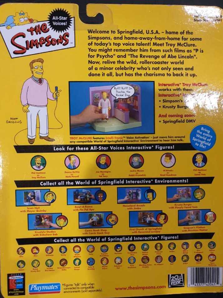 Simpsons Troy McClure - Playmates (The Simpsons) (The Simpsons) action figure collectible [Barcode 043377420415] - Main Image 3