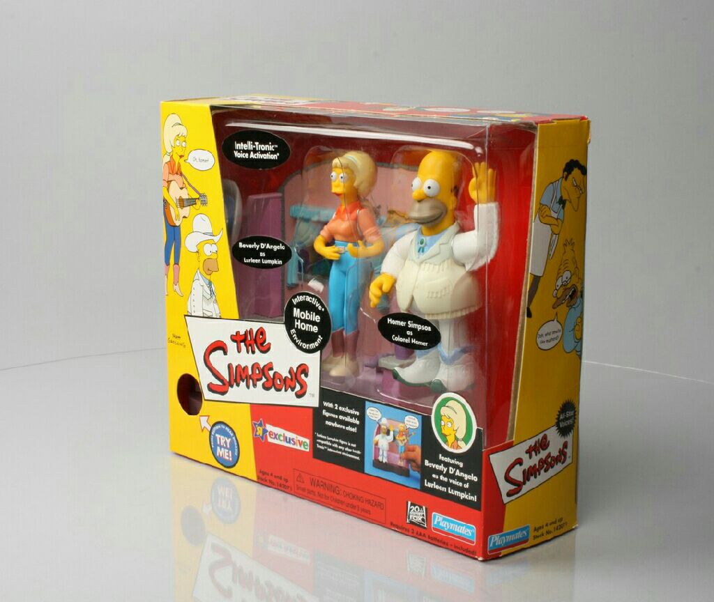 Simpsons Beverly D’ Angelo as Lurleen Lumpkin - Playmates (The Simpsons) action figure collectible [Barcode 043377420712] - Main Image 2