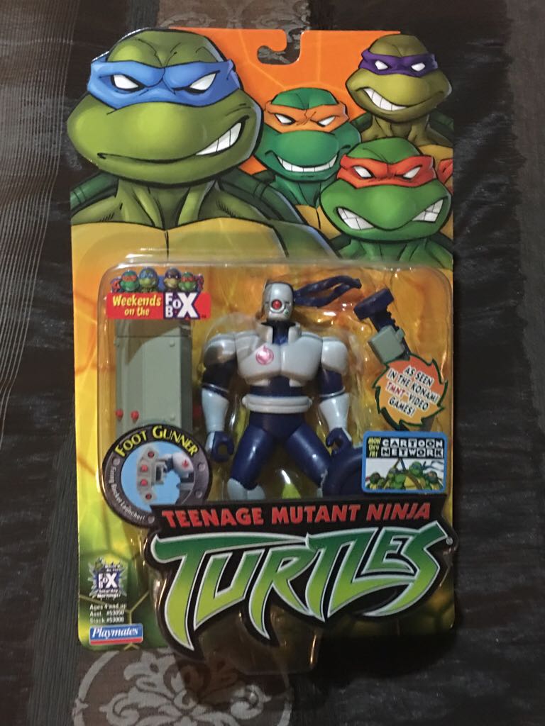 Foot Gunner - Playmates Toys (Teenage Mutant Ninja Turtles (2002)) action figure collectible [Barcode 043377530060] - Main Image 1