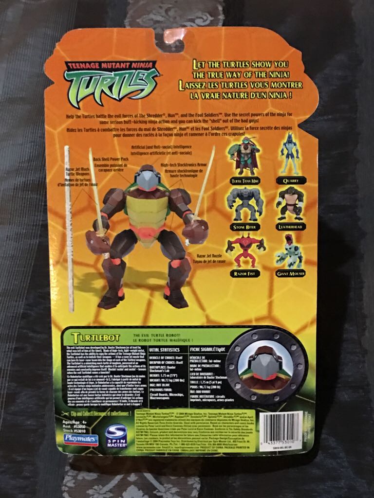 Turtlebot - Playmates Toys (Teenage Mutant Ninja Turtles (2002)) action figure collectible [Barcode 043377530107] - Main Image 2