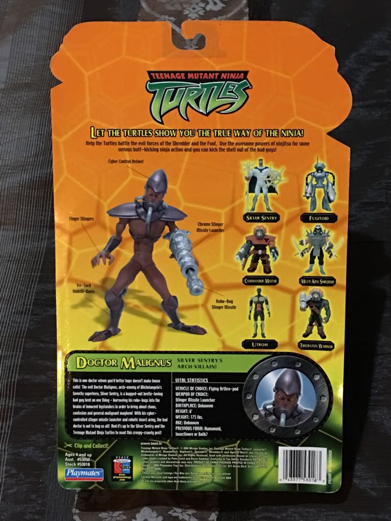 Doctor Malignus - Playmates Toys (Teenage Mutant Ninja Turtles) action figure collectible [Barcode 043377530183] - Main Image 2