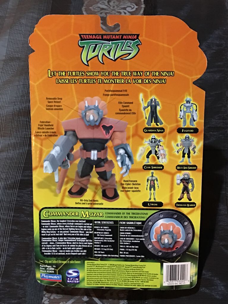 Commander Mozar - Yuno Dyva (Teenage Mutant Ninja Turtles) action figure collectible [Barcode 043377530206] - Main Image 2