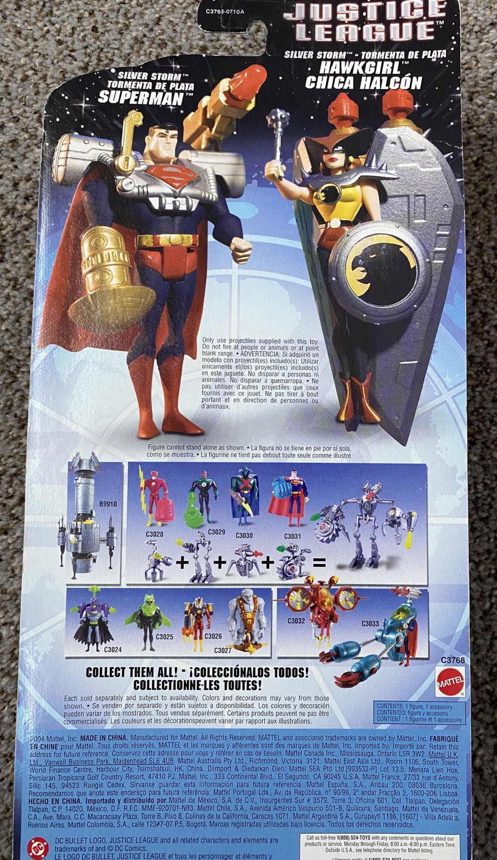 Hawkgirl - Mattel (Justice League) action figure collectible [Barcode 027084109382] - Main Image 2