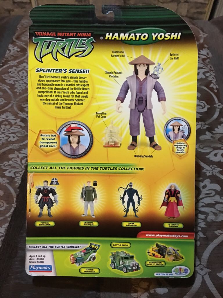 Hamato Yoshi - Playmates Toys (Teenage Mutant Ninja Turtles) action figure collectible [Barcode 043377530800] - Main Image 2