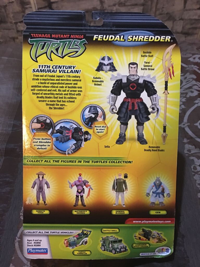 Feudal Shredder - Playmates Toys (Teenage Mutant Ninja Turtles) action figure collectible [Barcode 043377530848] - Main Image 2