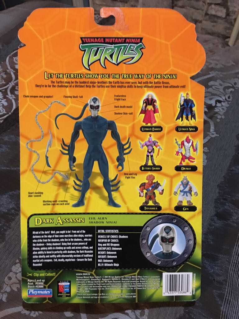 Dark Assassin - Playmates Toys (Tmnt Battle Nexus) action figure collectible [Barcode 043377530862] - Main Image 2