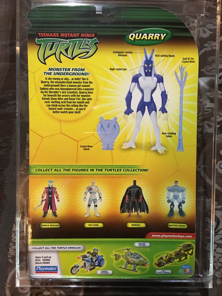 Quarry - Playmates Toys (Teenage Mutant Ninja Turtles) action figure collectible [Barcode 043377535010] - Main Image 2