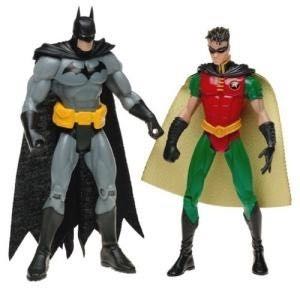 Batman & Robin (2-Pack) - Mattel (Batman) action figure collectible [Barcode 027084137668] - Main Image 2