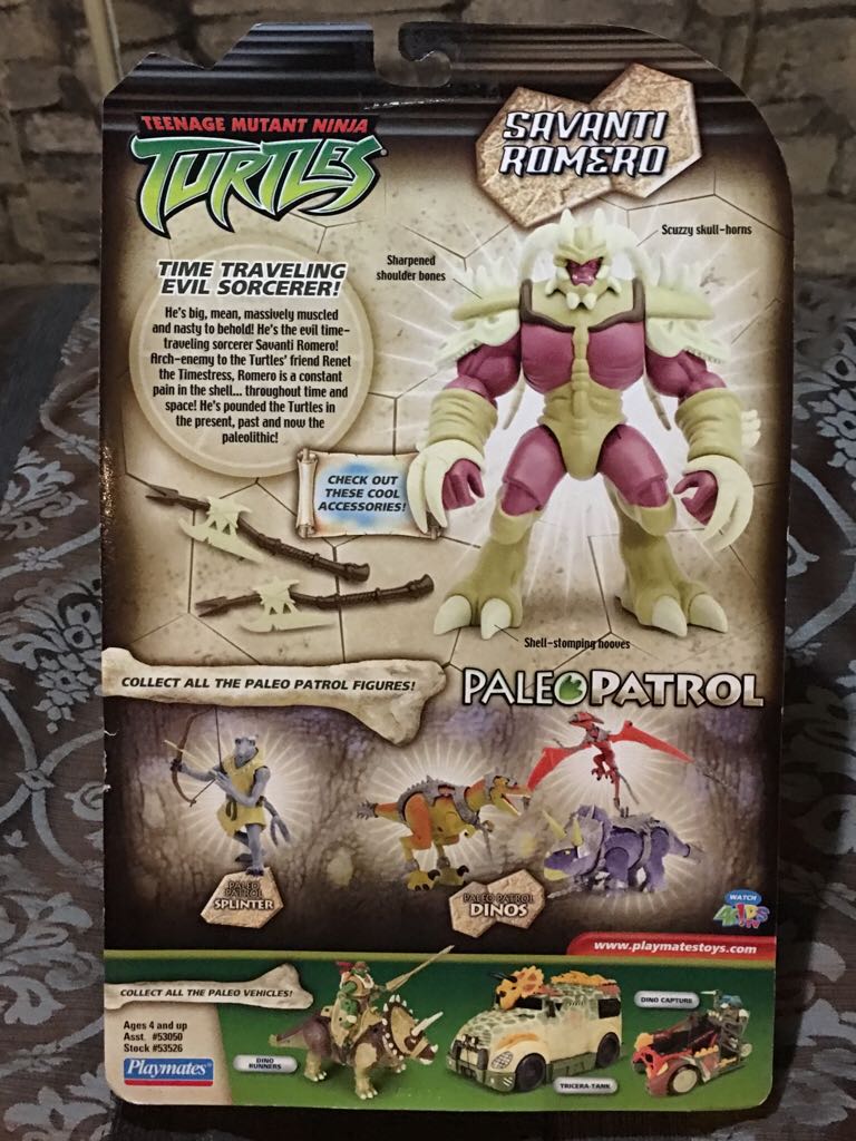 Paleo Savanti Romero - Playmates Toys (Teenage Mutant Ninja Turtles PaleoPatrol) action figure collectible [Barcode 043377535263] - Main Image 2
