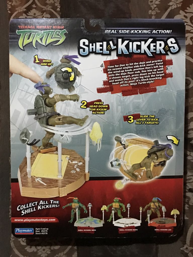 Shell Kickers Don - Playmates Toys (Teenage Mutant Ninja Turtles Shell Kickers) action figure collectible [Barcode 043377537762] - Main Image 2