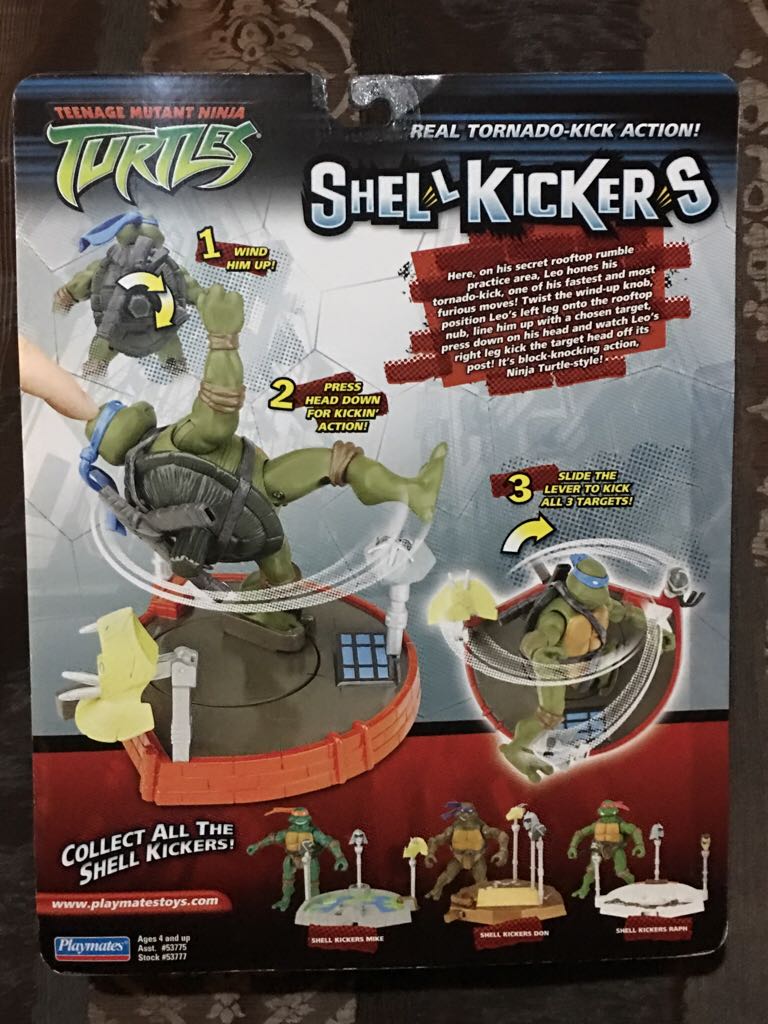 Shell Kickers Leo - Playmates Toys (Teenage Mutant Ninja Turtles Shell Kickers) action figure collectible [Barcode 043377537779] - Main Image 2