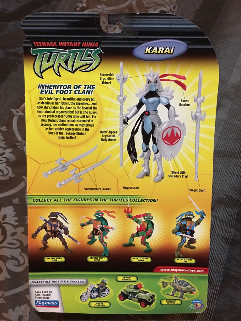 Karai - Playmates (Teenage Mutant Ninja Turtles) action figure collectible [Barcode 043377538172] - Main Image 2