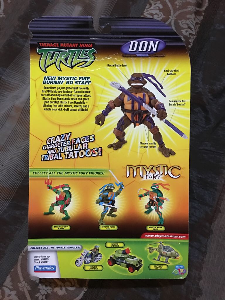 Mystic Don - Playmates Toys (Tmnt Mystic Fury) action figure collectible [Barcode 043377538271] - Main Image 2