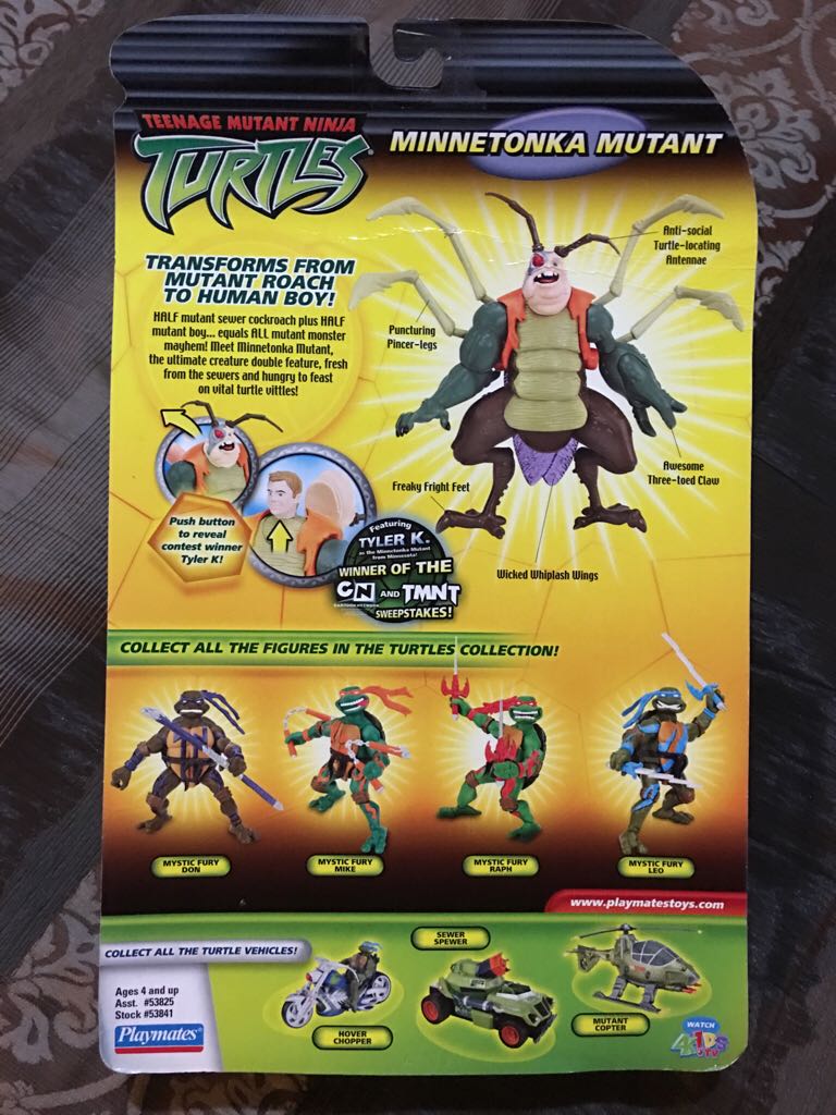 Minnetonka Mutant - Playmates Toys (Teenage Mutant Ninja Turtles) action figure collectible [Barcode 043377538417] - Main Image 2