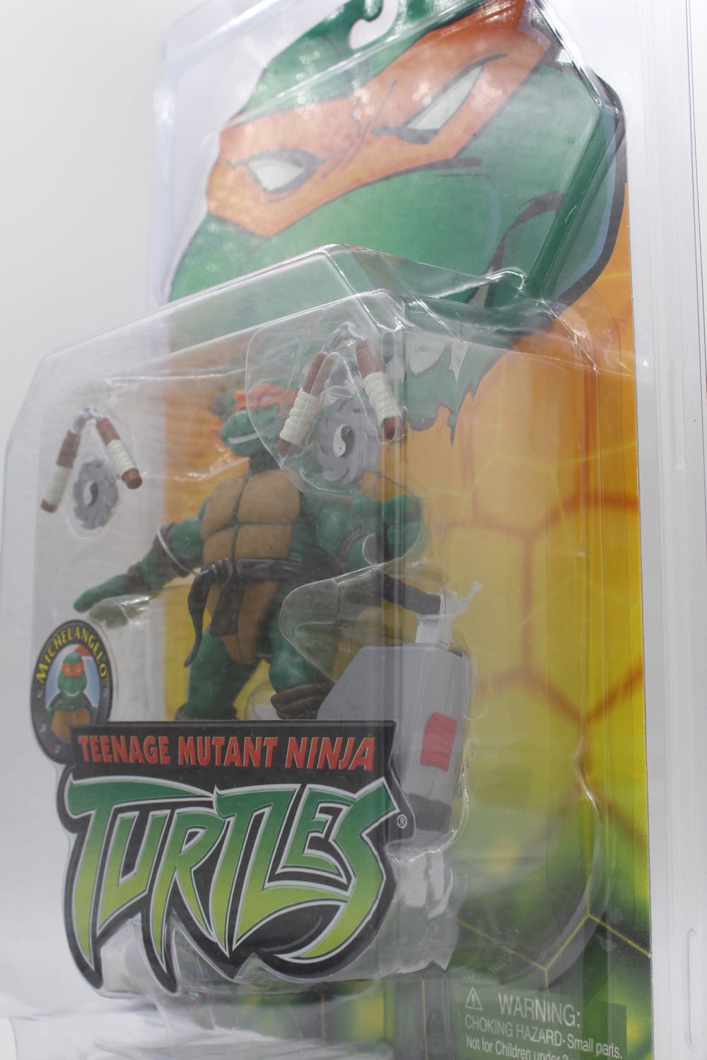 Michelangelo - Playmates Toys (TMNT 2002 Line) action figure collectible [Barcode 043377540236] - Main Image 4