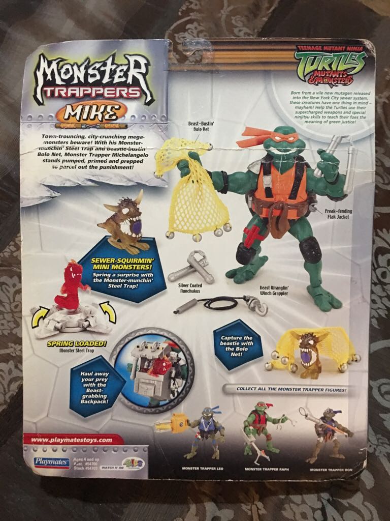 Monster Trapper Mike - Playmates Toys (Tmnt Mutants & Monsters) action figure collectible [Barcode 043377547037] - Main Image 2