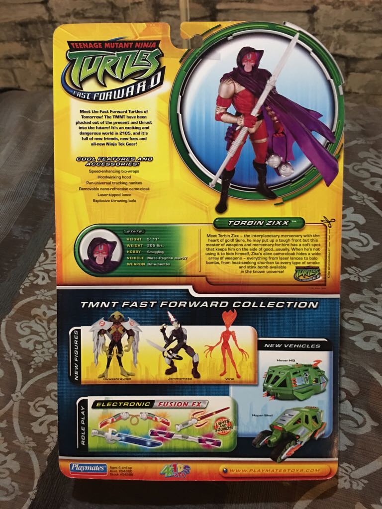 Torbin Zixx - Playmates Toys (Tmnt Fast Foward) action figure collectible [Barcode 043377548881] - Main Image 2