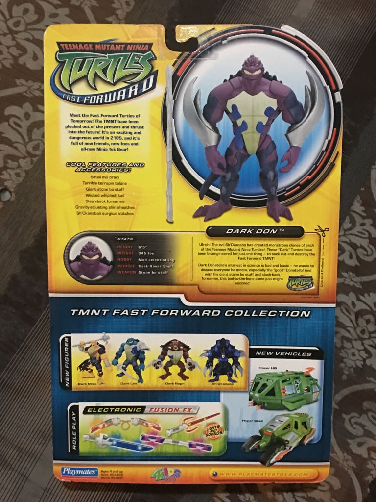Dark Don - Playmates Toys (Tmnt Fast Foward) action figure collectible [Barcode 043377548911] - Main Image 2