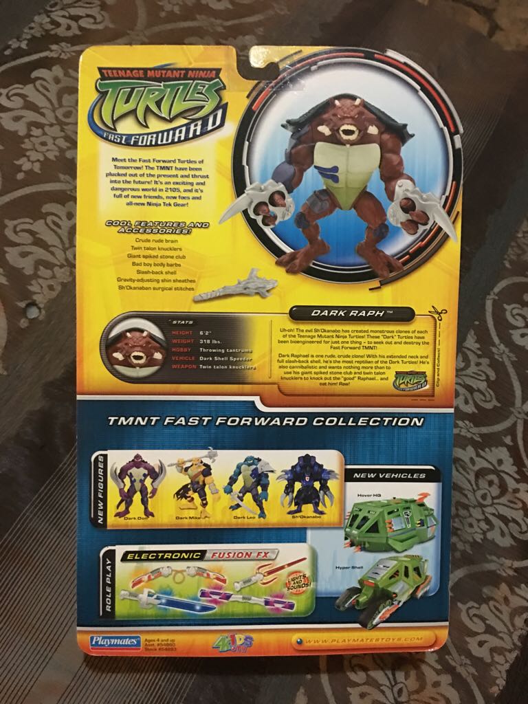 Dark Raph - Playmates Toys (Tmnt Fast Foward) action figure collectible [Barcode 043377548935] - Main Image 2