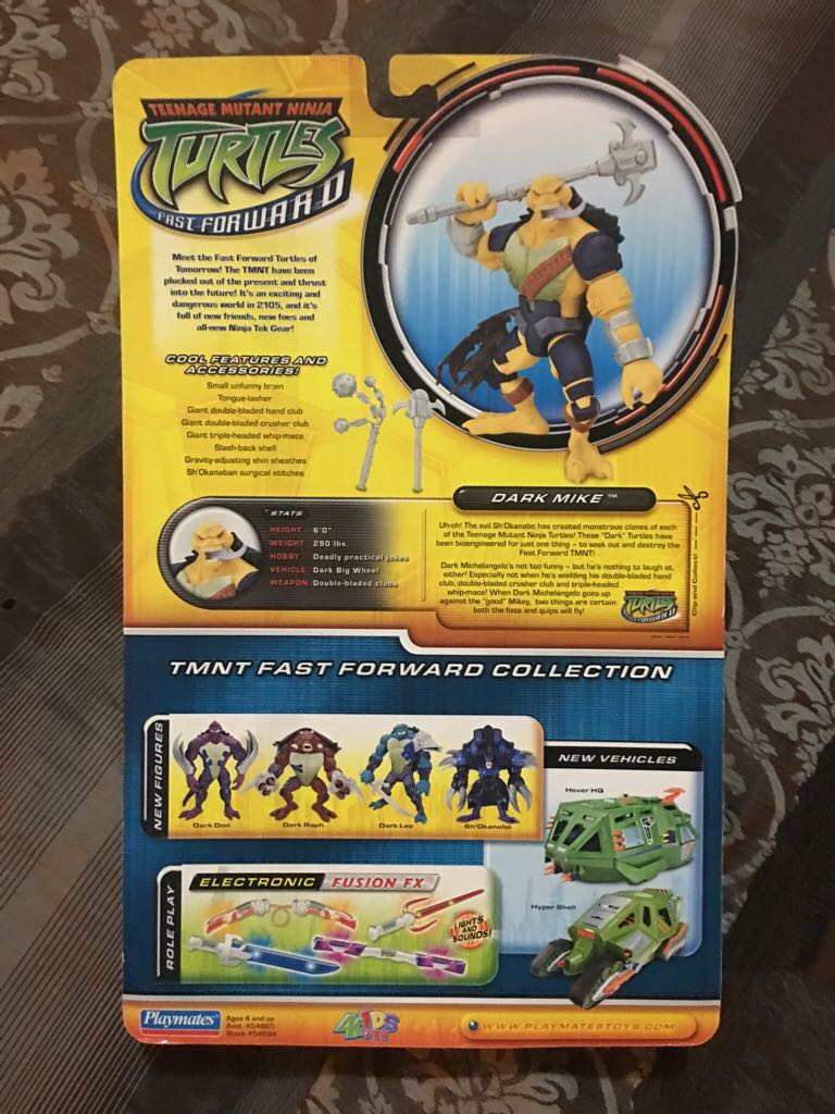 Dark Mike - Playmates Toys (Tmnt Fast Foward) action figure collectible [Barcode 043377548942] - Main Image 2