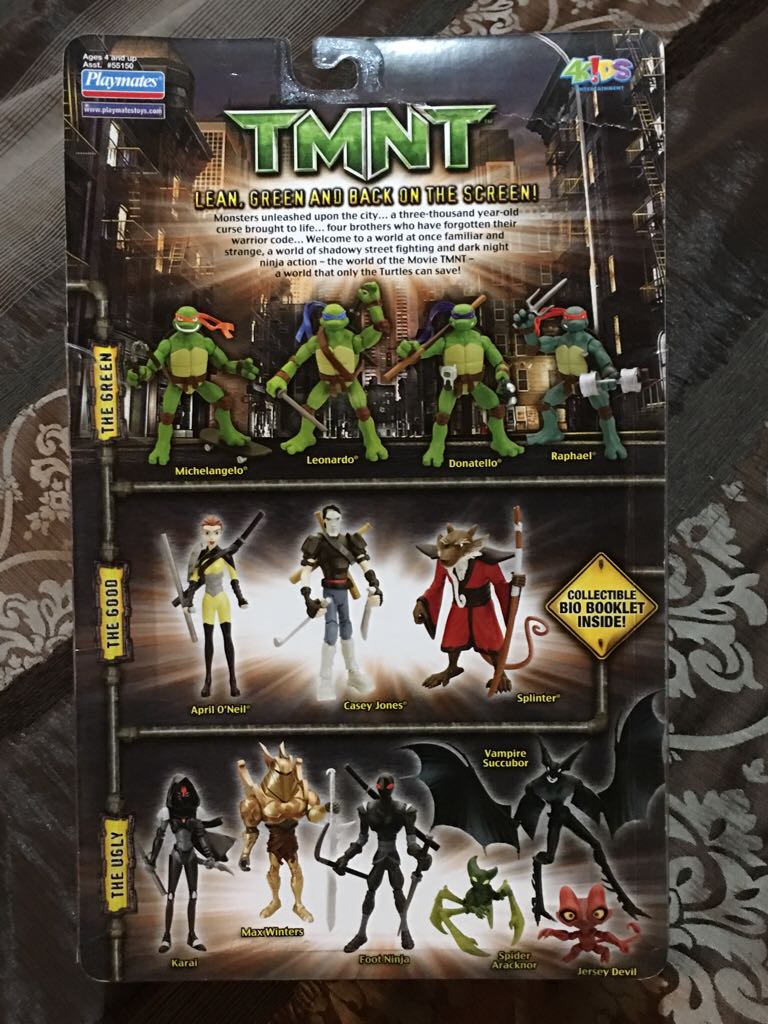 Movie Raphael - Playmates Toys (TMNT CG Movie) action figure collectible [Barcode 043377551539] - Main Image 2