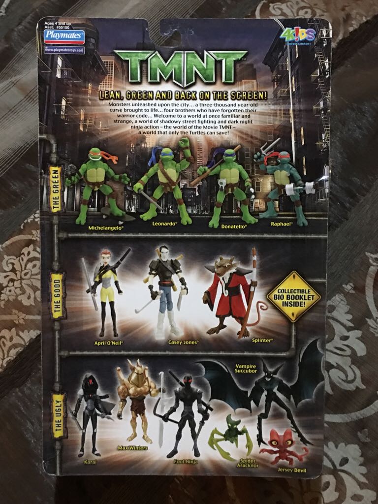 Movie Michelangelo - Playmates Toys (TMNT CG Movie) action figure collectible [Barcode 043377551546] - Main Image 2