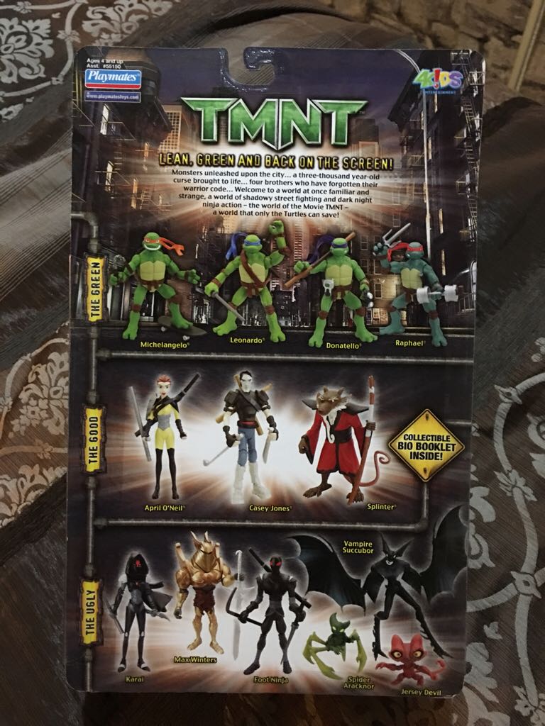 Movie Splinter - Playmates Toys (TMNT CG Movie) action figure collectible [Barcode 043377551553] - Main Image 2