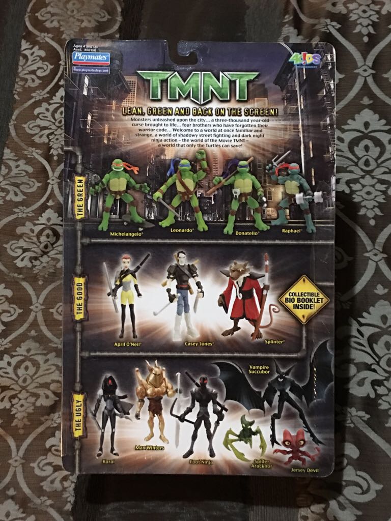 Movie Foot Ninja - Playmates Toys (TMNT CG Movie) action figure collectible [Barcode 043377551584] - Main Image 2