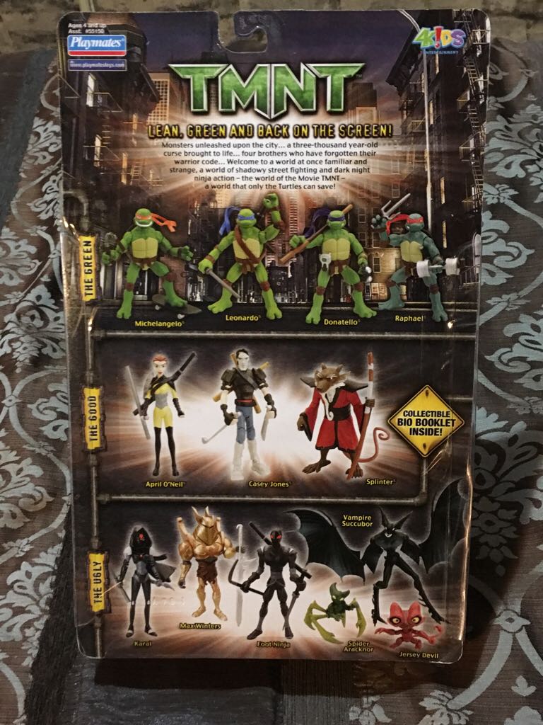 Movie Spider Aracknor & Jersey Devil - Playmates Toys (TMNT CG Movie) action figure collectible [Barcode 043377551614] - Main Image 2