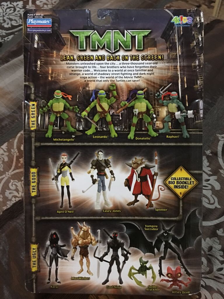 Movie Vampire Succubor - Playmates Toys (TMNT CG Movie) action figure collectible [Barcode 043377551621] - Main Image 2