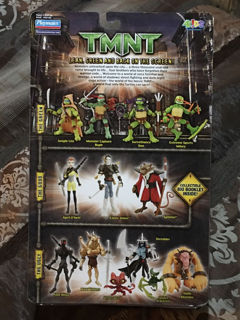 Sloth Monster - Playmates Toys (TMNT CG Movie) action figure collectible [Barcode 043377551683] - Main Image 2