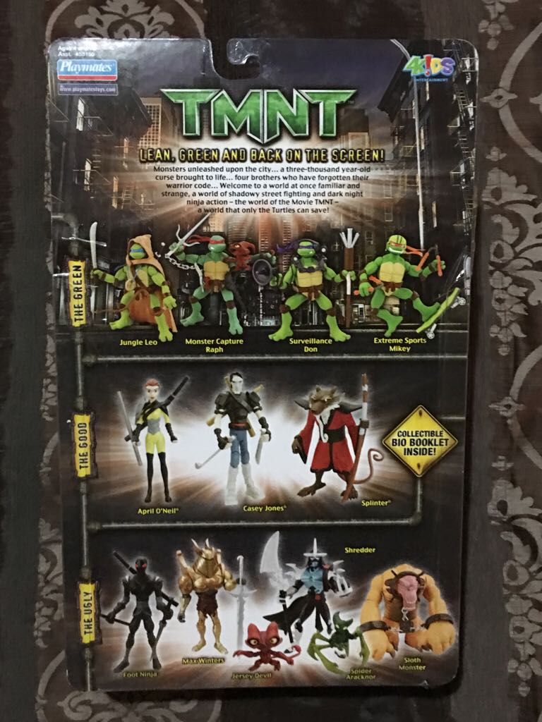 Jungle Leo - Playmates Toys (TMNT CG Movie) action figure collectible [Barcode 043377551720] - Main Image 2