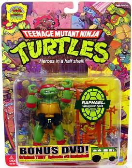 Ninja Turtles 25th Anniversary Action Figure Raphael - Playmates (Teenage Mutant Ninja Turtles 25th Anniversary) action figure collectible [Barcode 043377558132] - Main Image 1