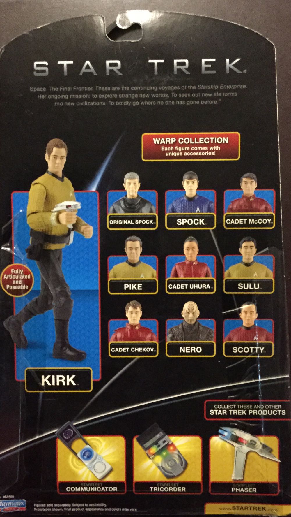 Original Spock - Playmates (Star Trek) action figure collectible [Barcode 043377616078] - Main Image 3