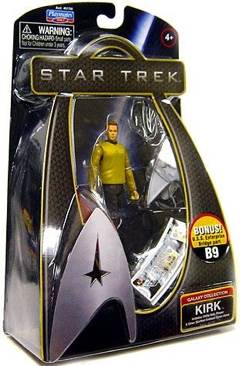 Star Trek Movie Kirk (Enterprise Uniform) 3 3/4 Inch  - Playmates (Star Trek) action figure collectible [Barcode 043377617815] - Main Image 1