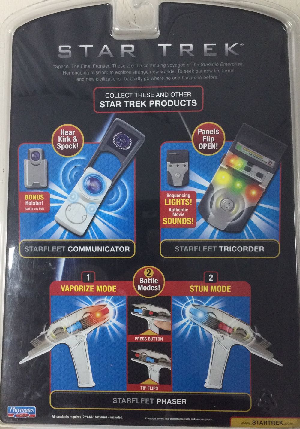 Star Trek Communicator 2009 - Playmates Toys (Star Trek (2009)) action figure collectible [Barcode 043377618522] - Main Image 2
