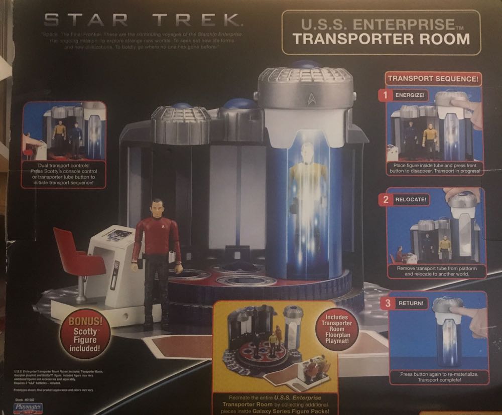 Star Trek - Transporter Room Playset By Playmates - Playmates Toys (Star Trek (2009)) action figure collectible [Barcode 043377619024] - Main Image 2