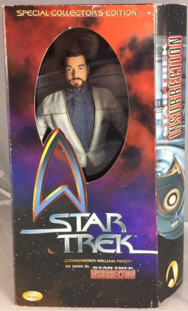 Star Trek 12”: Commander William Riker - Insurrection - Playmates (Star Trek Insurrection) action figure collectible [Barcode 043377650720] - Main Image 2