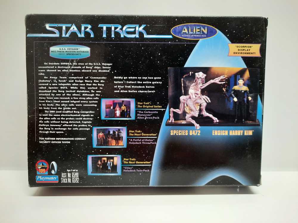 Star Trek Harry Kim & Species 8472 Twin Pack - Playmates (Multi-Packs & Boxed Sets) action figure collectible [Barcode 043377651925] - Main Image 2