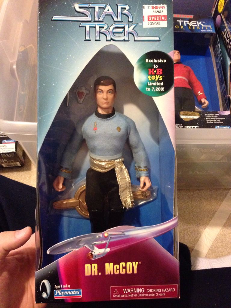 Dr. McCoy ”Mirror Mirror.” - Playmates (Star Trek: 12”) action figure collectible [Barcode 043377652014] - Main Image 2