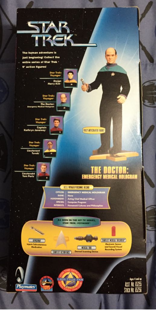 Star Trek The Doctor EMH-  (Target Exclusive) - Playmates Toys (Star Trek) action figure collectible [Barcode 043377652564] - Main Image 2