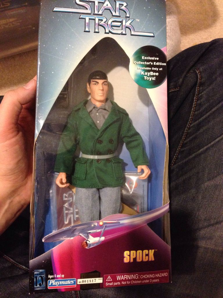 Star Trek Playmates Spock (City On The Edge Of Forever) - Playmates Toys (Star Trek 12” Figures) action figure collectible [Barcode 043377652618] - Main Image 1