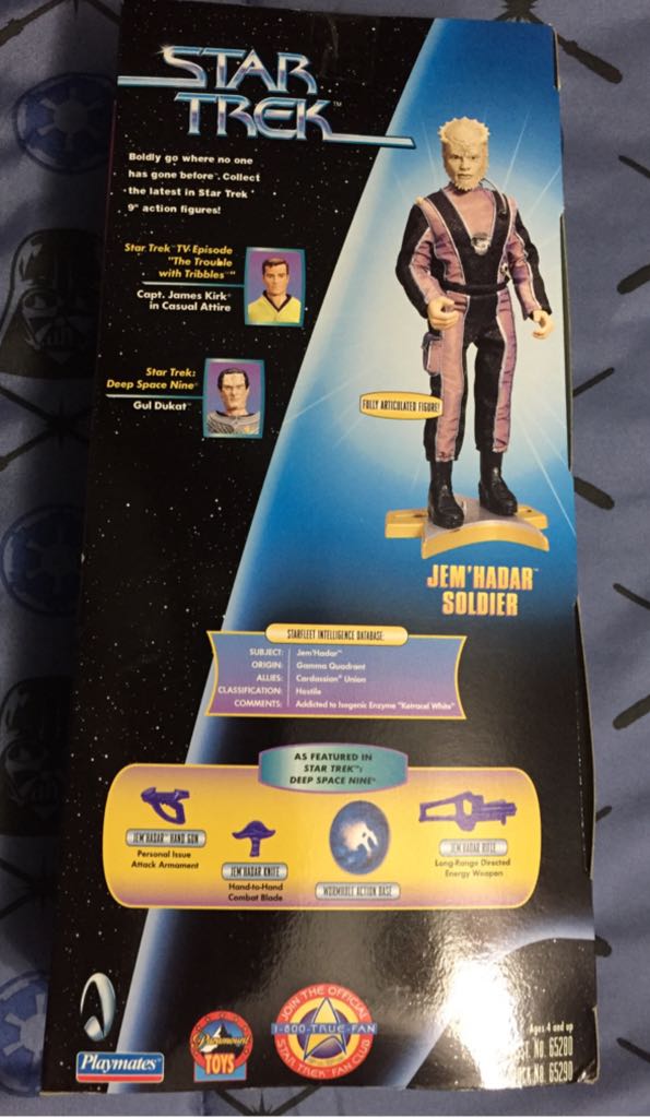 Star Trek Voyager Jem’Hadar Soldier - Playmates Toys (Star Trek Warp Factor Series) action figure collectible [Barcode 043377652908] - Main Image 2