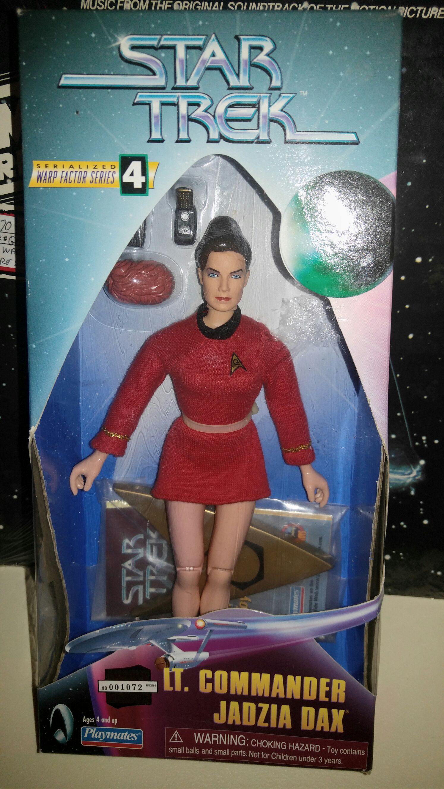 Star Trek Playmates Lt. Commander Jadzia Dax - Playmates Toys (Star Trek Warp Factor Series) action figure collectible [Barcode 043377652946] - Main Image 1