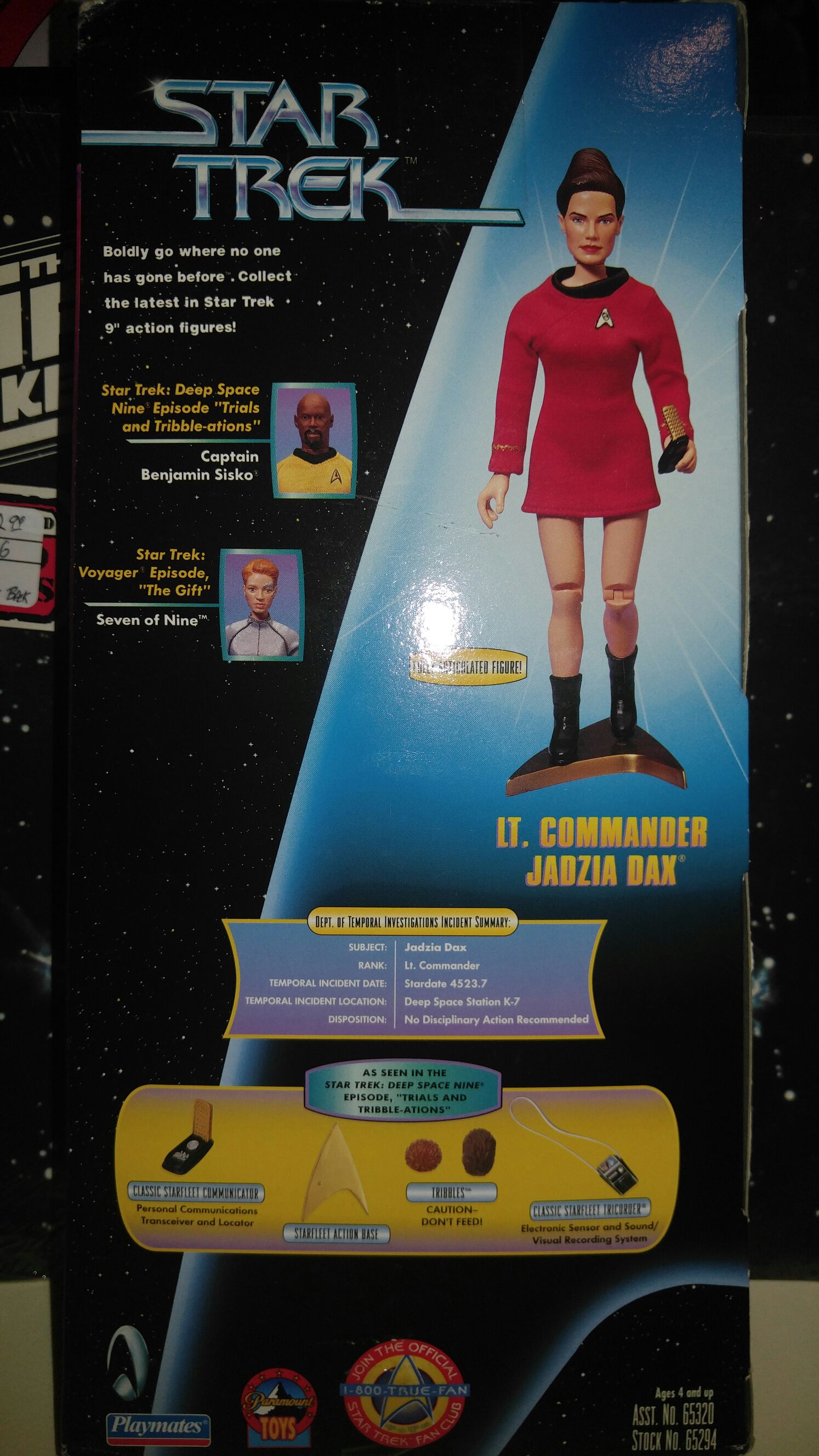Star Trek Playmates Lt. Commander Jadzia Dax - Playmates Toys (Star Trek Warp Factor Series) action figure collectible [Barcode 043377652946] - Main Image 2