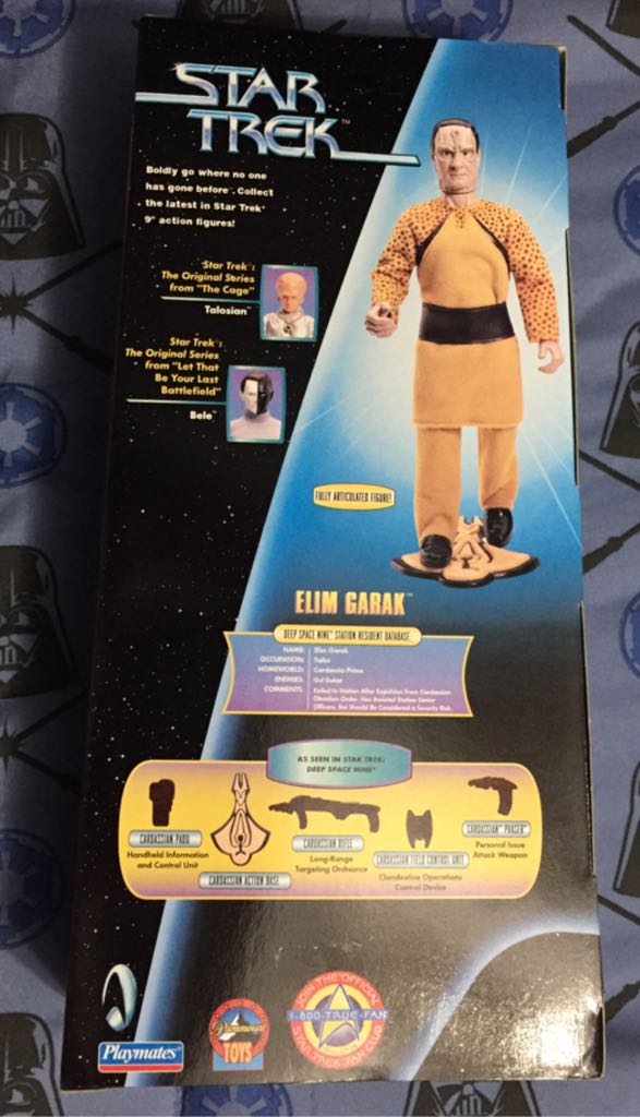 Star Trek Deep Space Nine Elim Garak - Playmates (Star Trek 30 Years) (Star Trek (30 Years)) action figure collectible [Barcode 043377652977] - Main Image 2