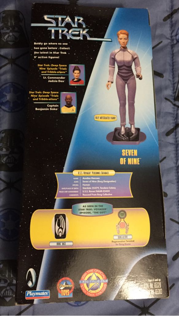Star Trek Playmates Star Trek Warp Factor Series: Seven of Nine - Playmates Toys (Star Trek Warp Factor Series) action figure collectible [Barcode 043377653035] - Main Image 2