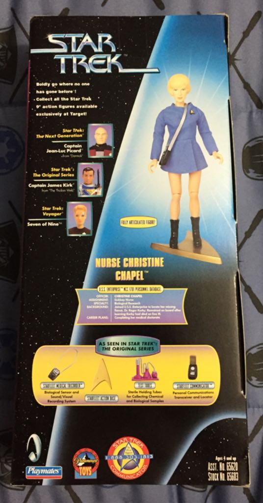 Nurse Christine Chapel - Playmates (Star Trek Starfleet Command) action figure collectible [Barcode 043377656036] - Main Image 2