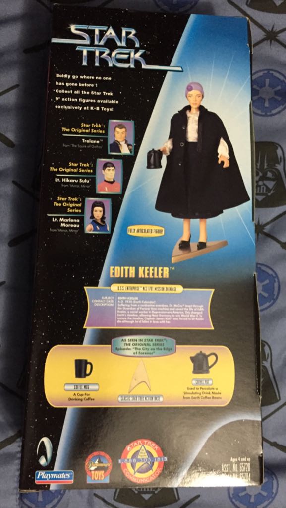 Star Trek Playmates Edith Keeler - Playmates Toys (Star Trek: 12”) action figure collectible [Barcode 043377657040] - Main Image 2