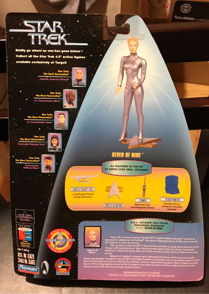 Star Trek Starfleet Command Seven Of Nine - Playmates (Exclusives & Special Figures) action figure collectible [Barcode 043377658030] - Main Image 2